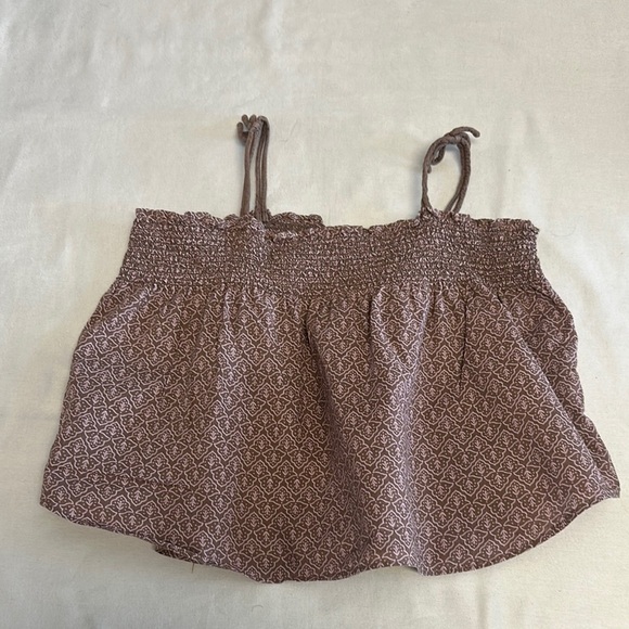 GAP Brown Smocked Baby Top - Picture 1 of 2